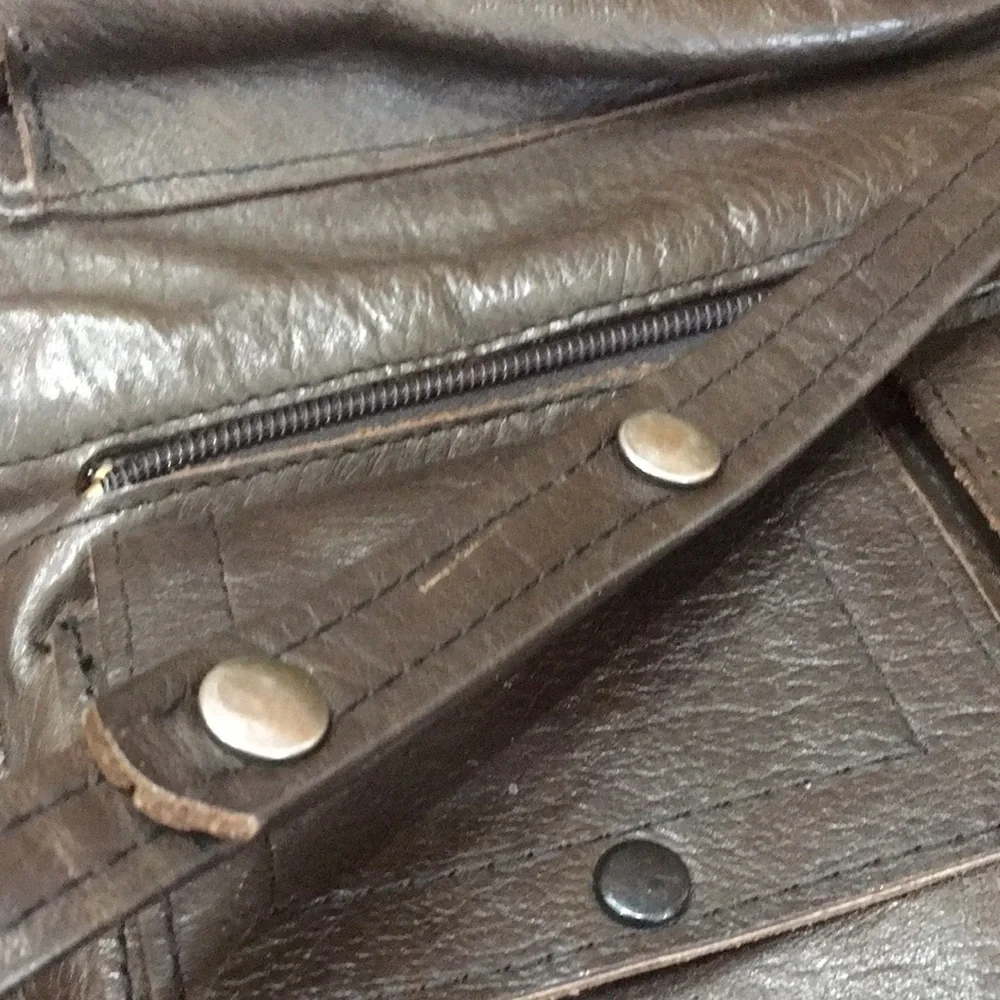 Vintage Brown Leather Bag